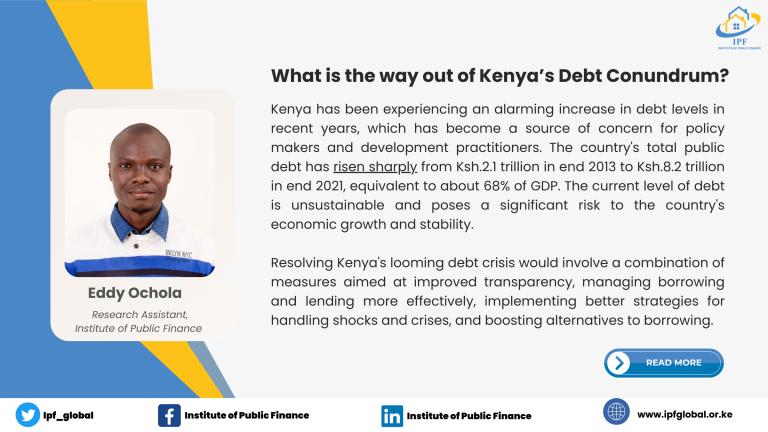 What is the way out of Kenya’s Debt Conundrum?
